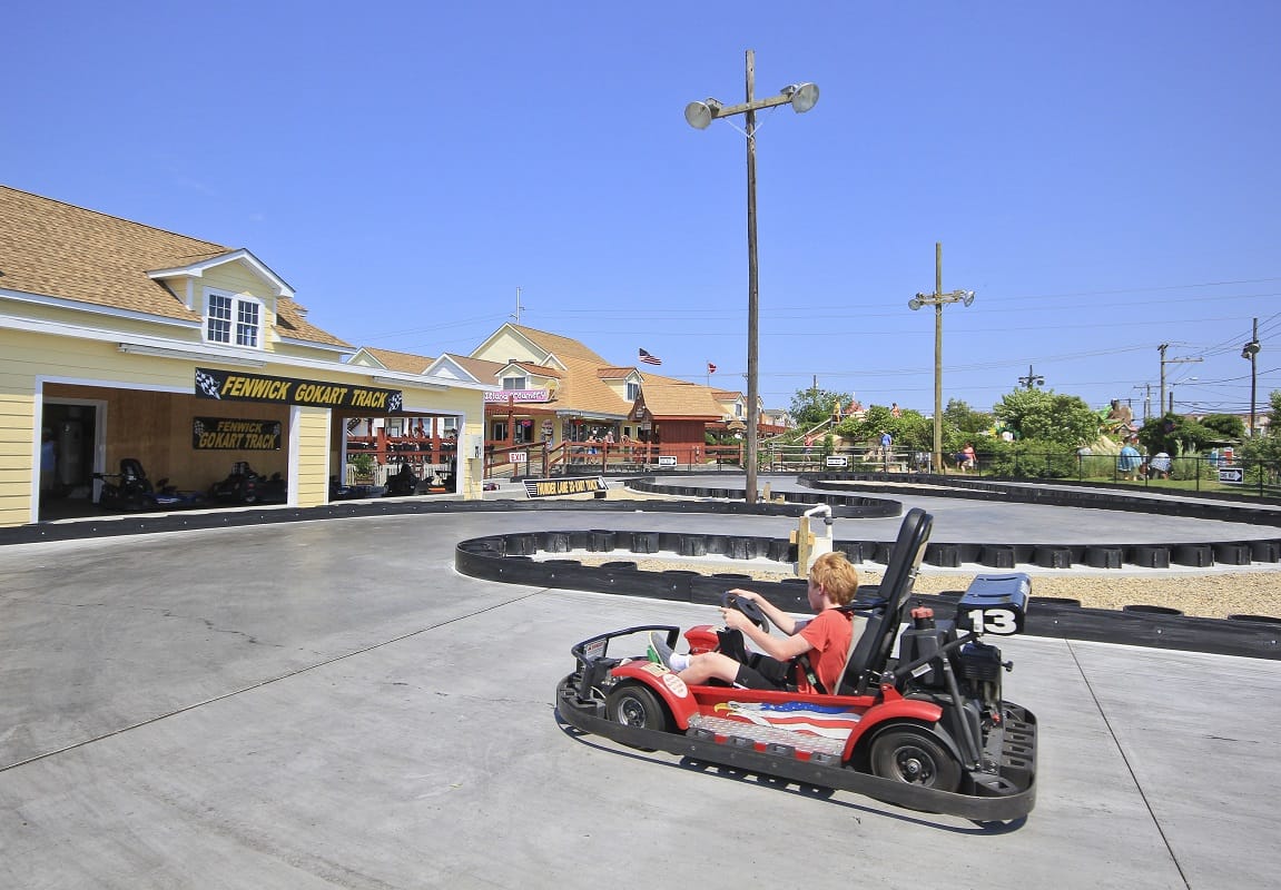 Enjoy go karts and mini golf at Fenwick Fun Fenwick Island Delaware
