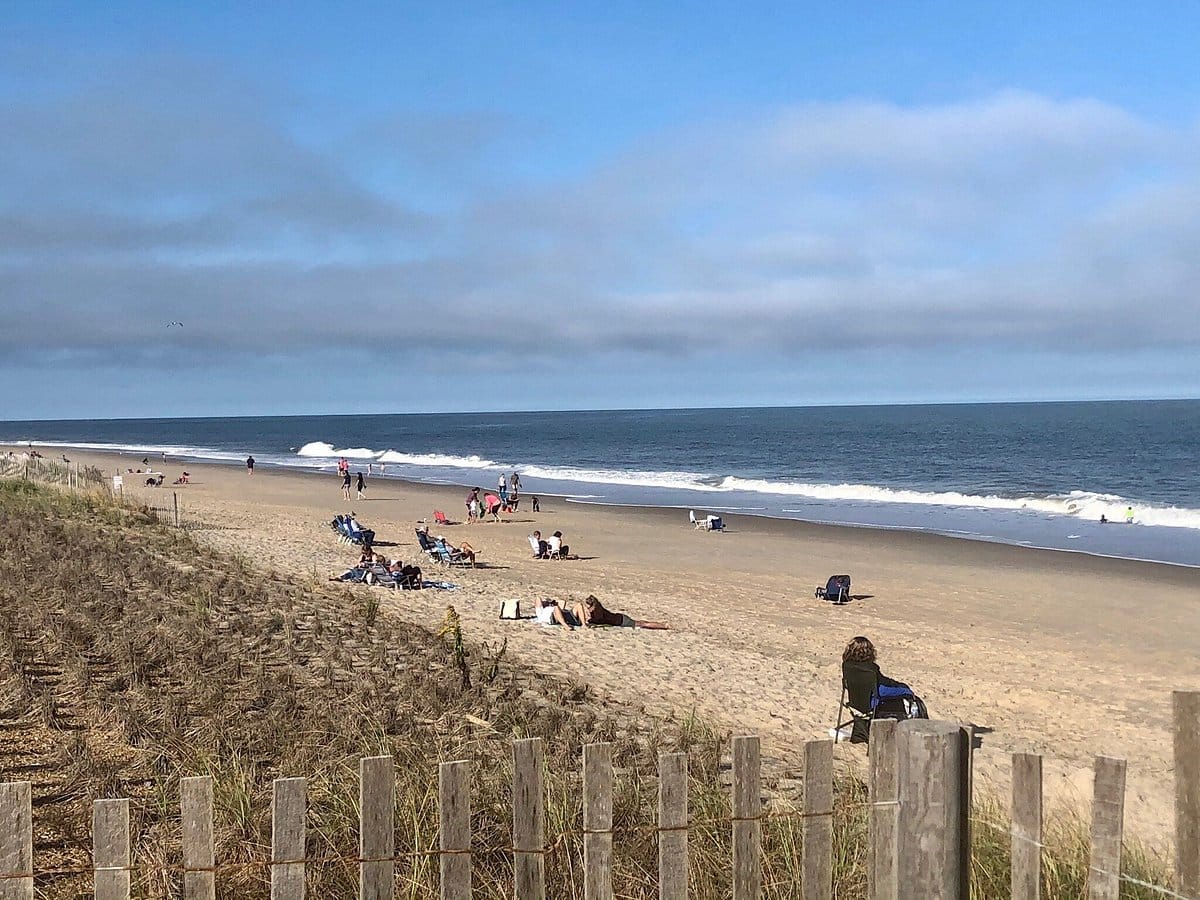 A more traditional beach setting in Bethany Beach Delaware