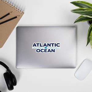 Atlantic Ocean Logo Die-Cut Sticker