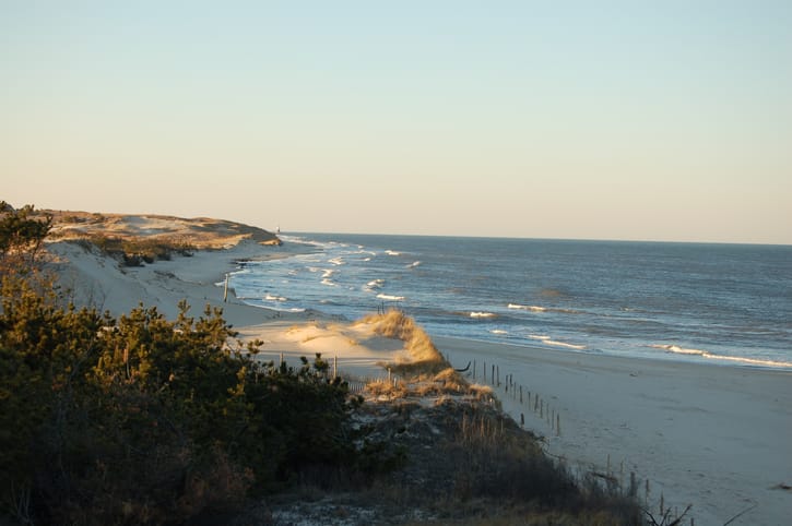 Calmer waters along the Delaware Bay, making it ideal for families with young kids.