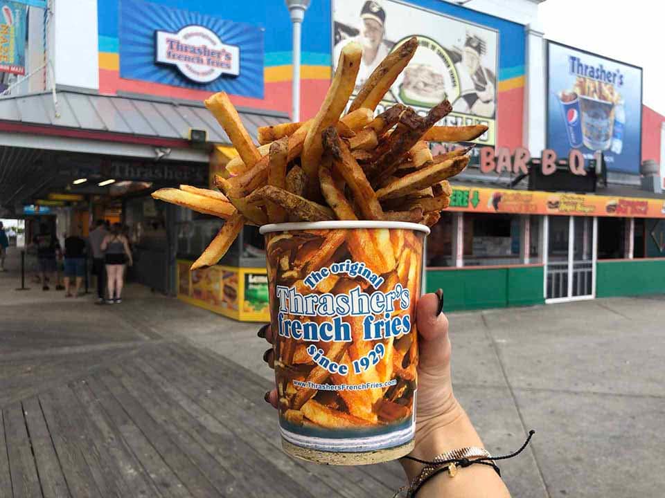 Thrashers French Fries in Ocean City Maryland